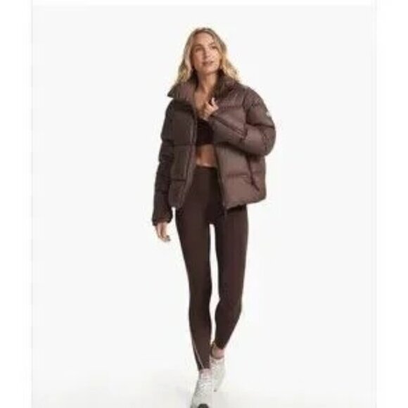 Vuori Hillside Down puffer Jacket brown Sz M - Picture 7 of 11